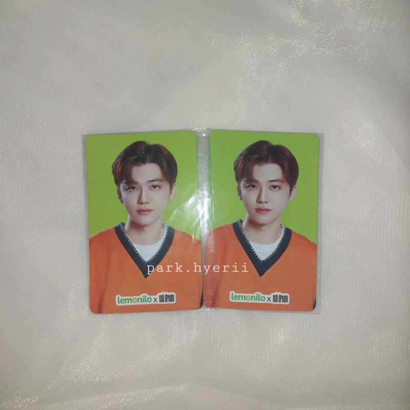 JAEMIN LEMONILO NCT PHOTOCARD