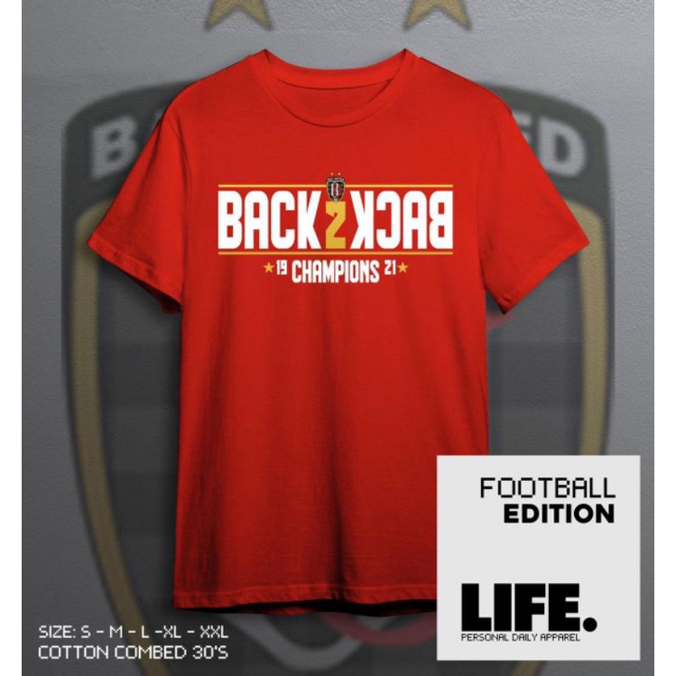 Tshirt Bali Back To Back Champions / Kaos Katun Bali Back To Back Champions / Kaos Bali Dewasa