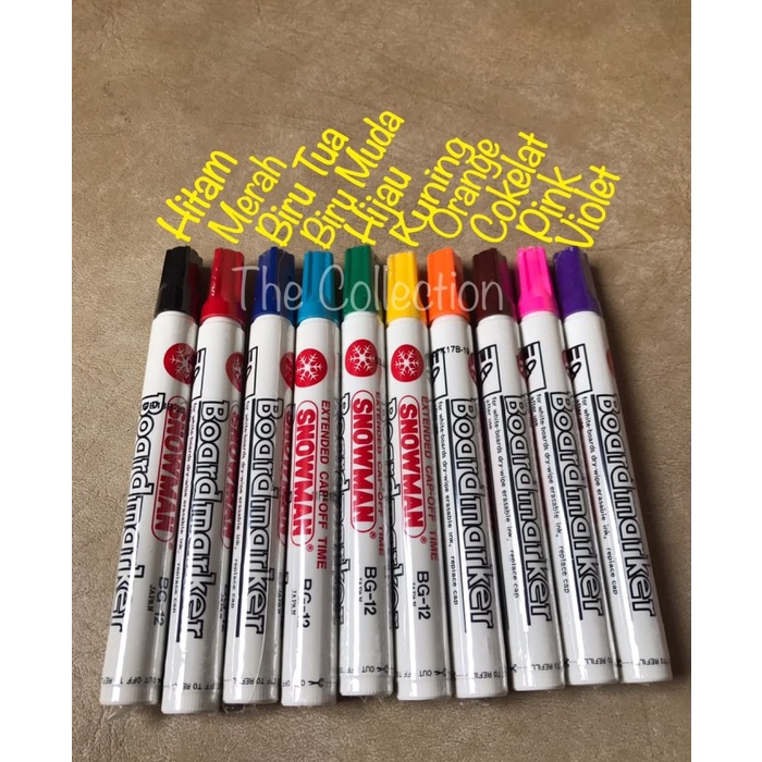 

Bagus Atk0471Sm Satuan Spidol Boardmarker Whiteboard Snowman Bg12 Ink Murah