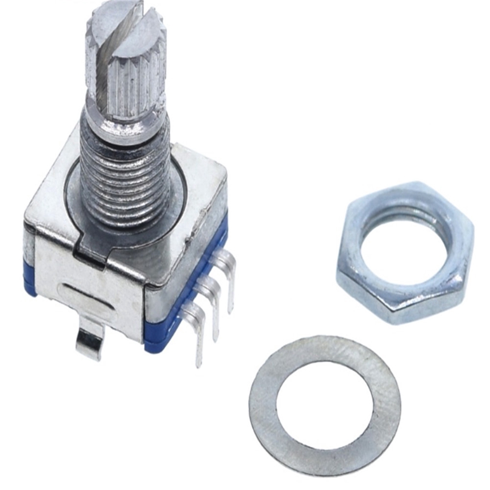 〖Factory Supplier/COD〗| ec11 / Digital 20MM 1 Axis Rotary Encoder Potentiometer dengan Switch 5pin