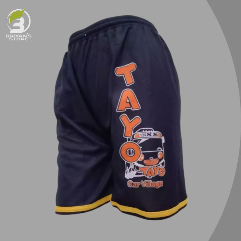 Celana Pendek Anak Laki Laki umur 6-7 Tahun Tayo / Celana Kolor Anak Tayo