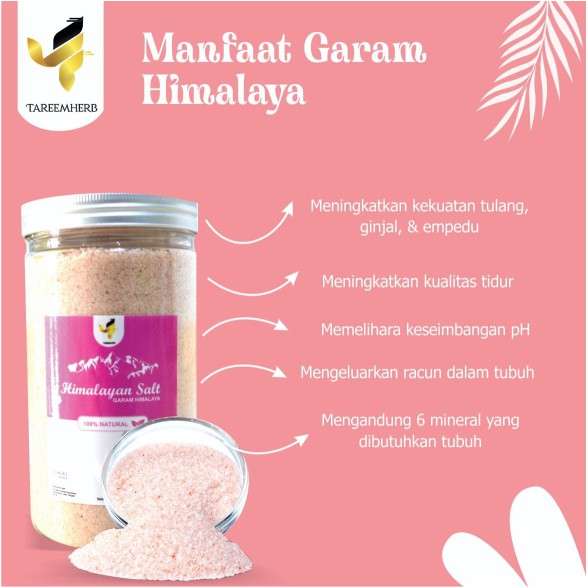 

Garam Himalaya Original 100% Natural ADzikra Azzikra Pink 1 Kg