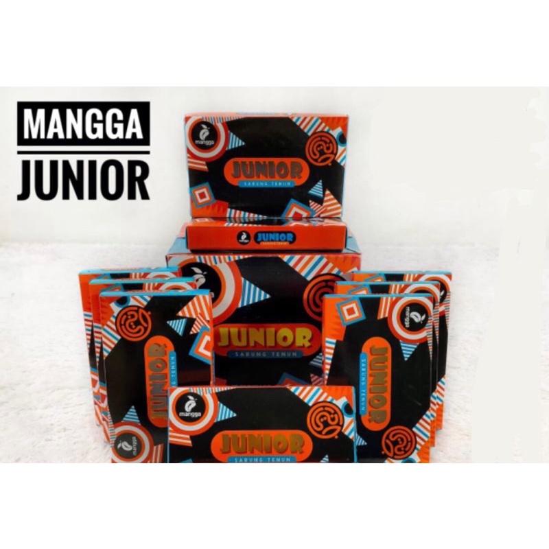 [READY STOK] SARUNG TENUN ANAK TANGGUNG MANGGA JUNIOR HITAM POLOS PREMIUM / Sarung Tenun Anak Hitam