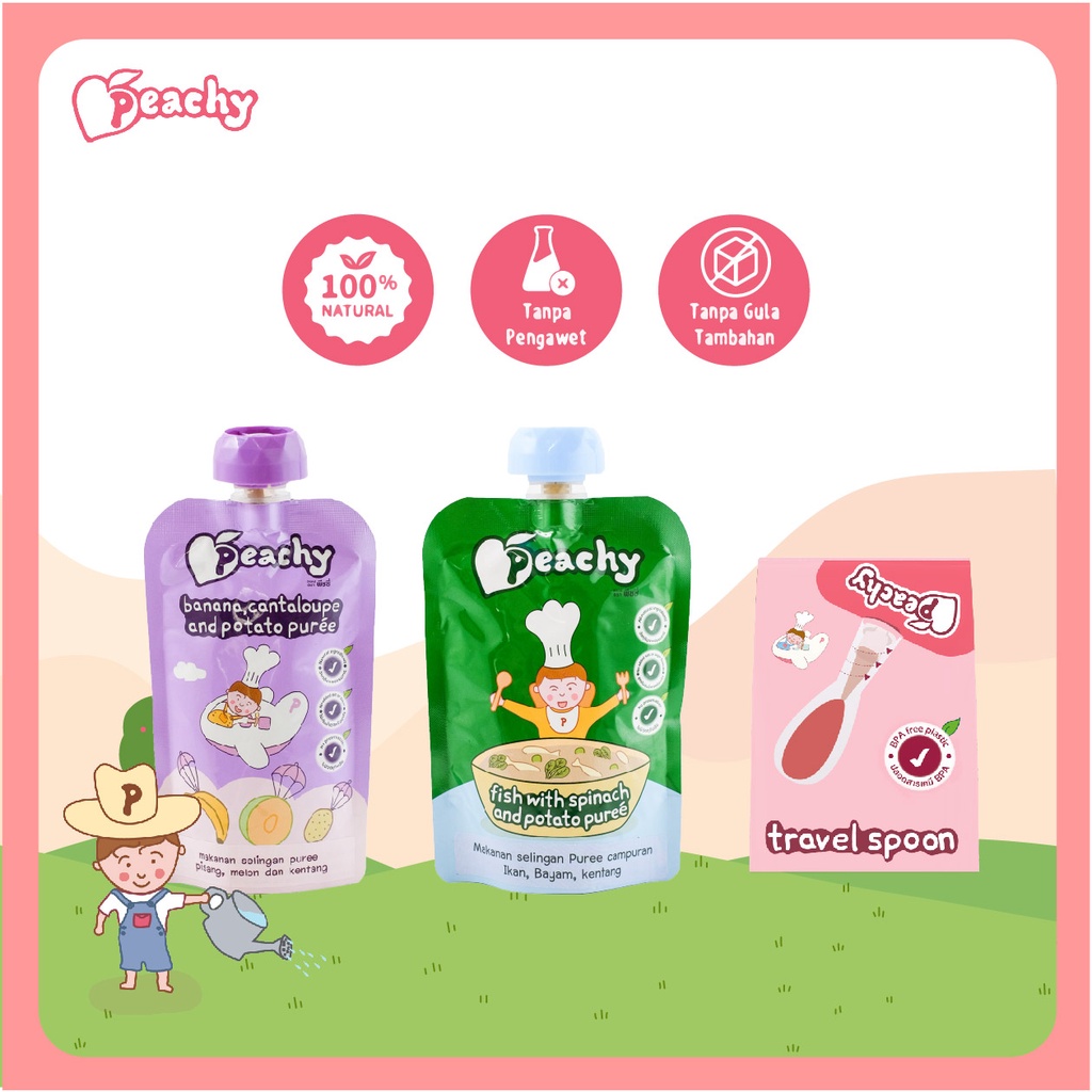 [PAKET MPASI 6 BULAN] - Peachy Special Offer A
