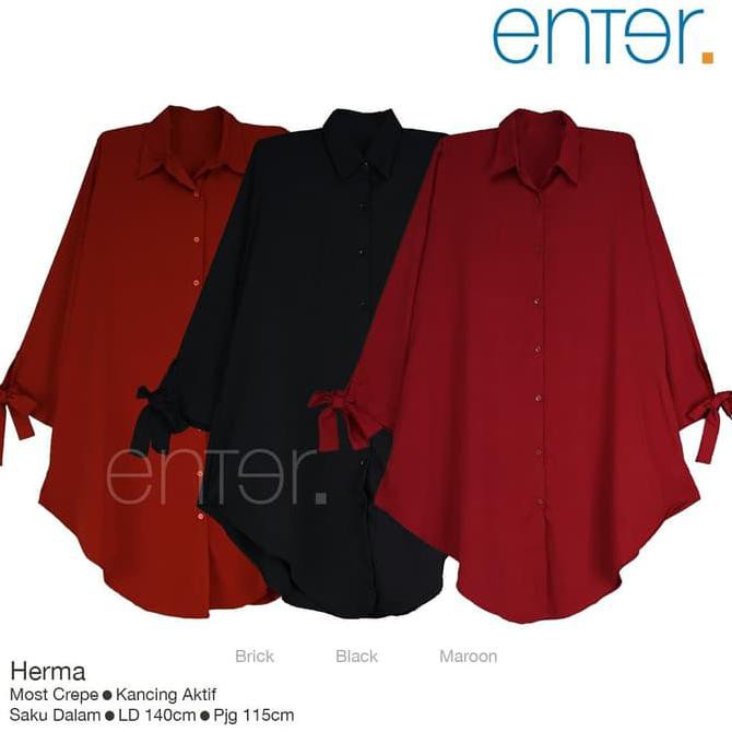HERMA TUNIK POLOS JUMBO SIZE XXXL LD 140 IMPORT NEW OKTOBER