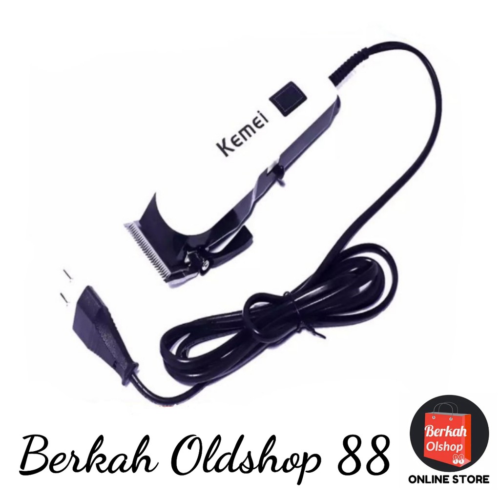 Berkah Oldshop 88 - Hair Clipper Kemei KM-809C Mesin Cukur Rambut Sistem Kabel Kemei 809C