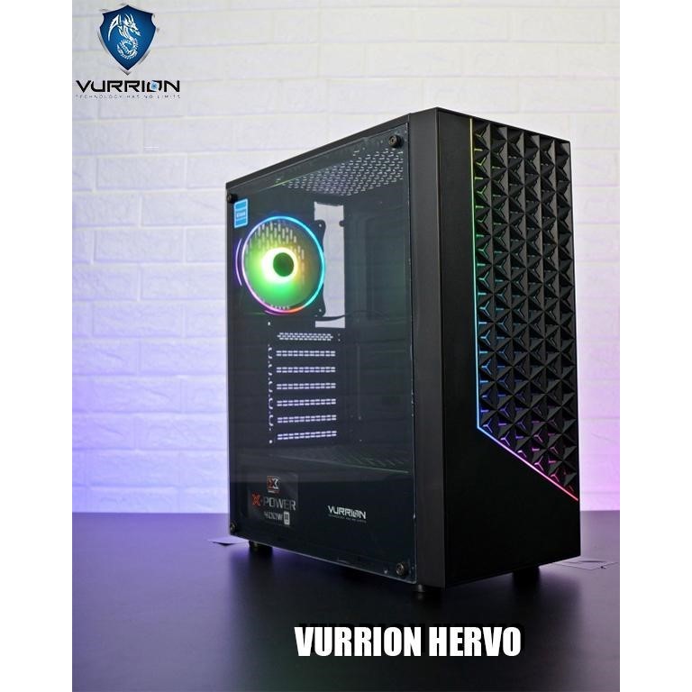 CASING ATX GAMING VURRION HERVO TEMPERED GLASS