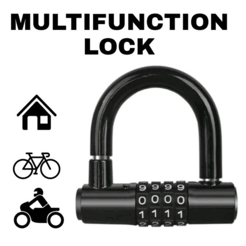 Gembok Angka Multifungsi/Gembok Kode Code/Gembok Motor/Gembok Pagar/Gembok Roling Dorr