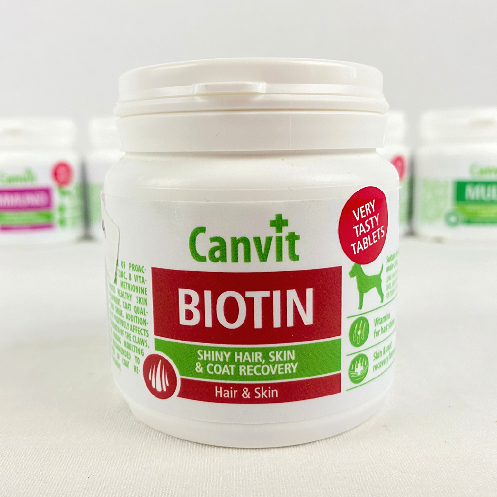 

CANVIT Vitamin Anjing Kulit dan Bulu BIOTIN for dogs 100g