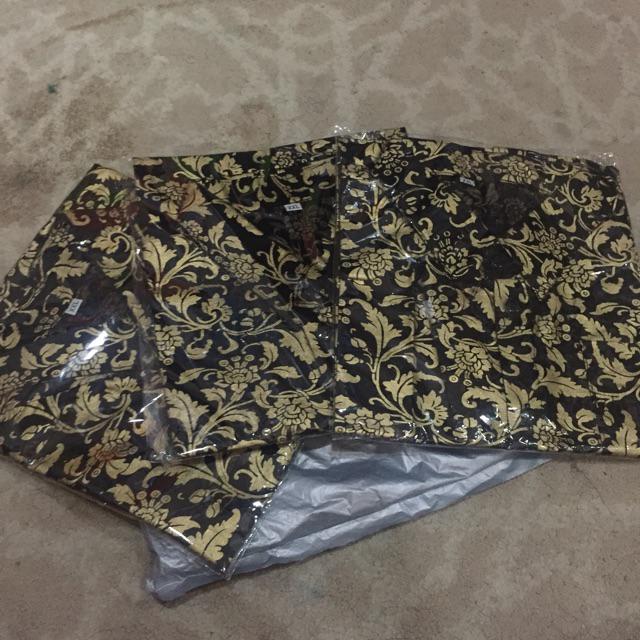 Kemeja Batik Anak Bakung Mutiara Gold/hem Anak Lengan Pendek Laki-laki Usia 1-10 Tahun