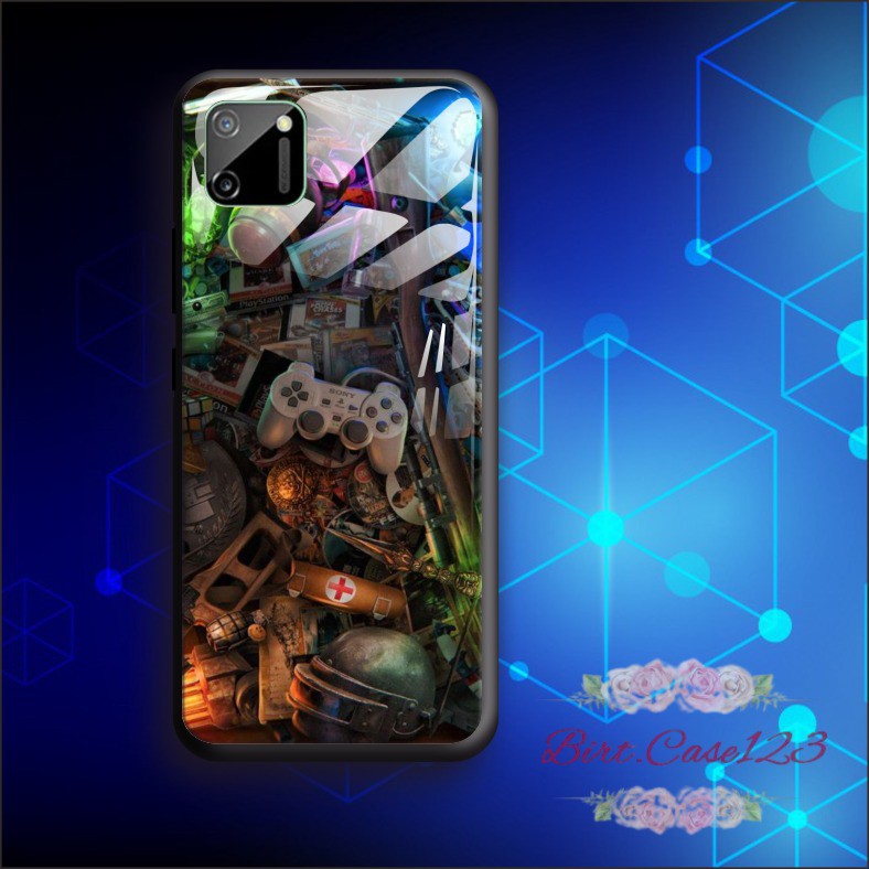 BC Case silikon Gambar GAMERS back case glass vivo y91 y93 y95 y91c y71 y81 y12 y15 y17 y53 v5 y11