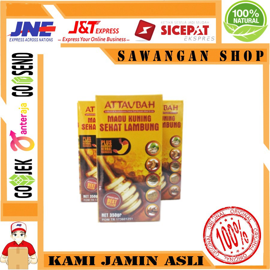 BISA  COD BAYAR DI TEMPAT Madu Kuning Sehat Lambung Attaubah | Madu Asli | Madu BErkualitas