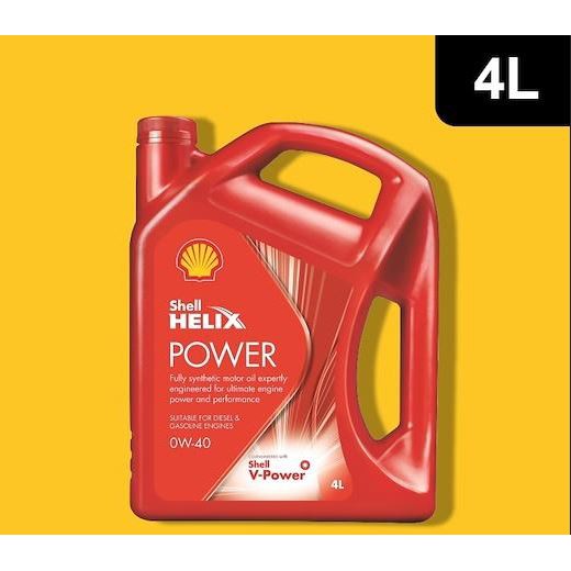 Oli Shell helix power 4 liter 0w40