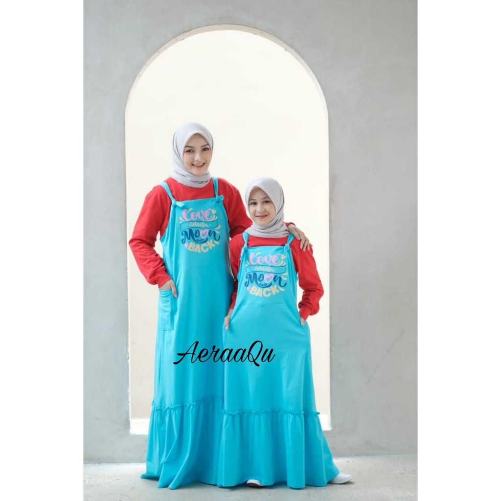 Set gamis anak remaja combad24s size 10t-18t by Aeraaqu