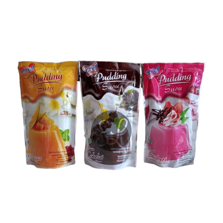 Nutrijell Pudding Susu Santan Aneka Rasa / Nutrijell Puding Susu All Varian