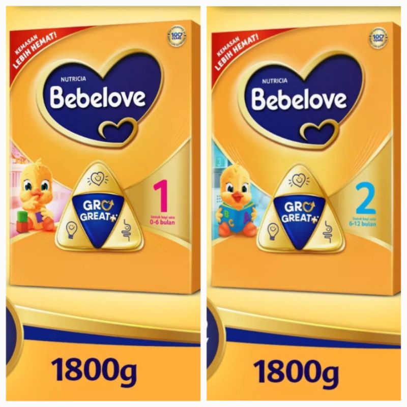 BEBELOVE 1 BEBELOVE 2 1800gr kemasan dus