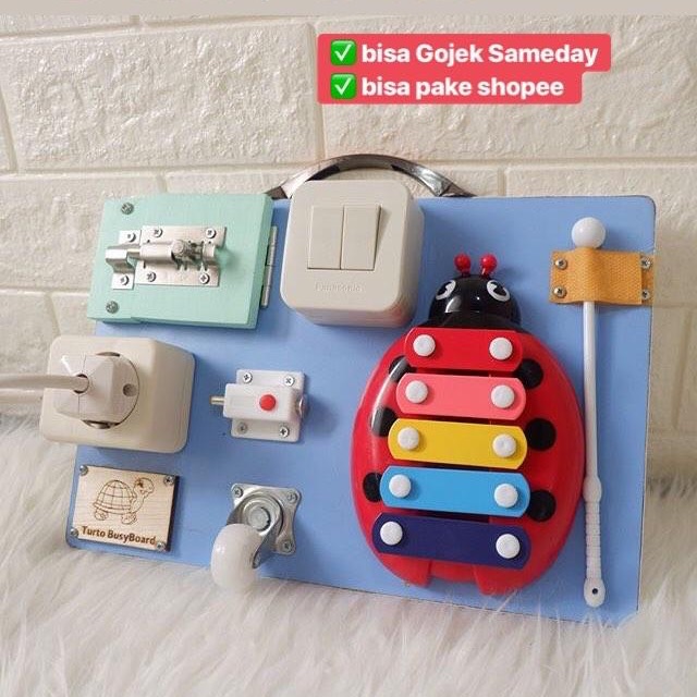 busy board preloved mainan edukasi anak