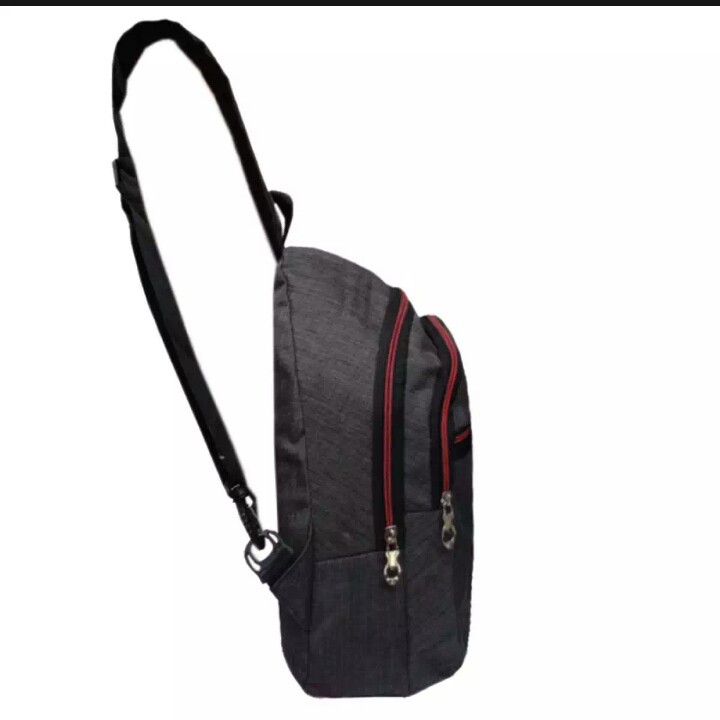 Polo Star's Tas Selempang Pria Tas Waisbag Pria 10 Inchi - Grey