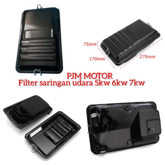 Filter Udara Saringan Hawa Mesin Genset 5kw 7kw 8kw 6000w 7000w 8000w  EC6500