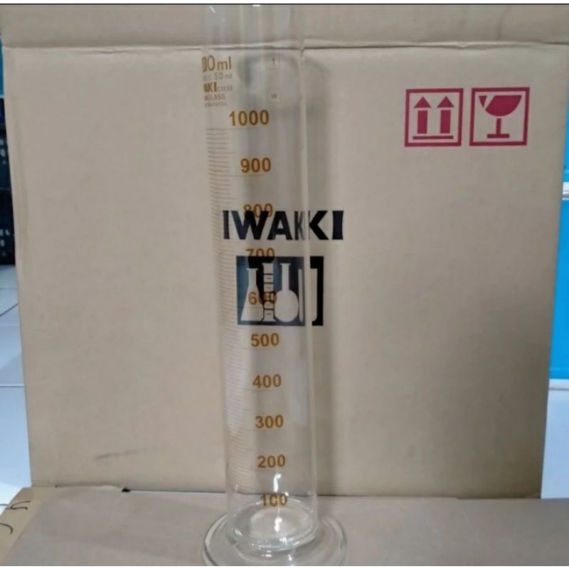 Jual Gelas Ukur 1000 Ml Iwaki Measuring Cylinder 1 L Iwaki Shopee Indonesia 7597