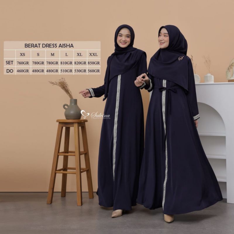 AISHA ABAYA by salvina hijab