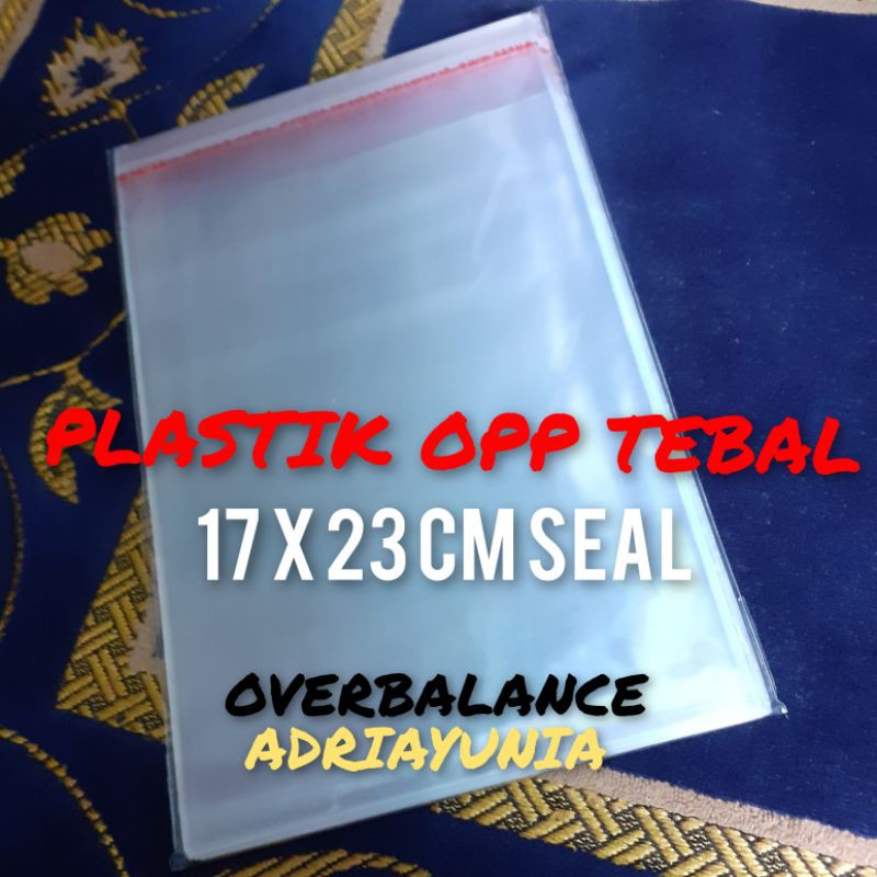 Plastik OPP Seal 17 x 23 cm seal - Plastik Opp 17x23 cm seal