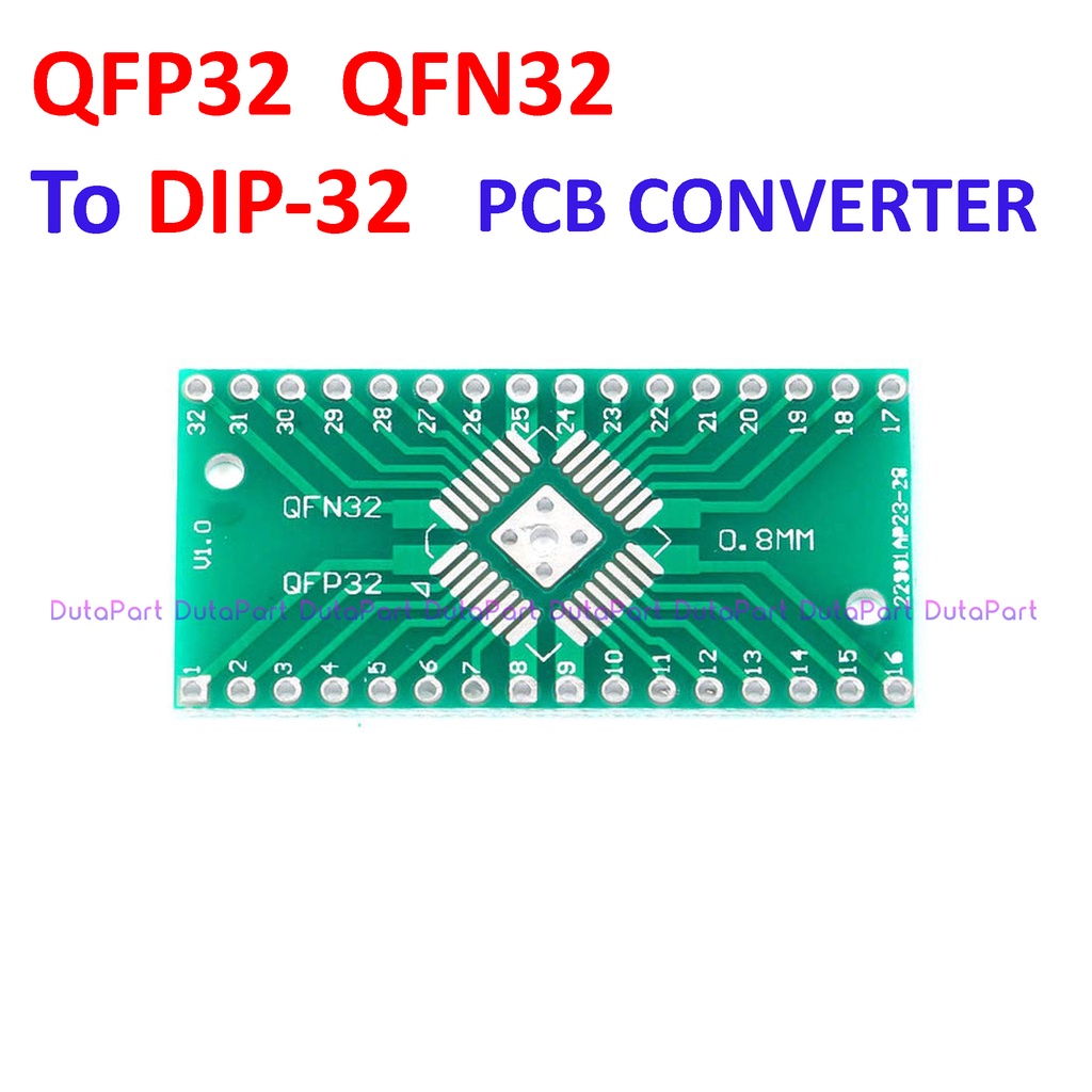 PCB Board SMD QFP32 QFN32 To DIP32 DIP 32 Adapter Converter