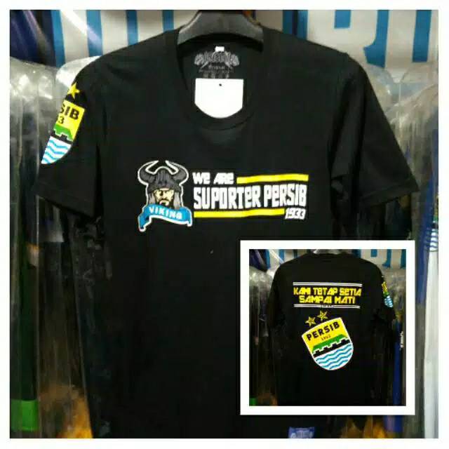 Kaos viking we are suporter Persib pria wanita