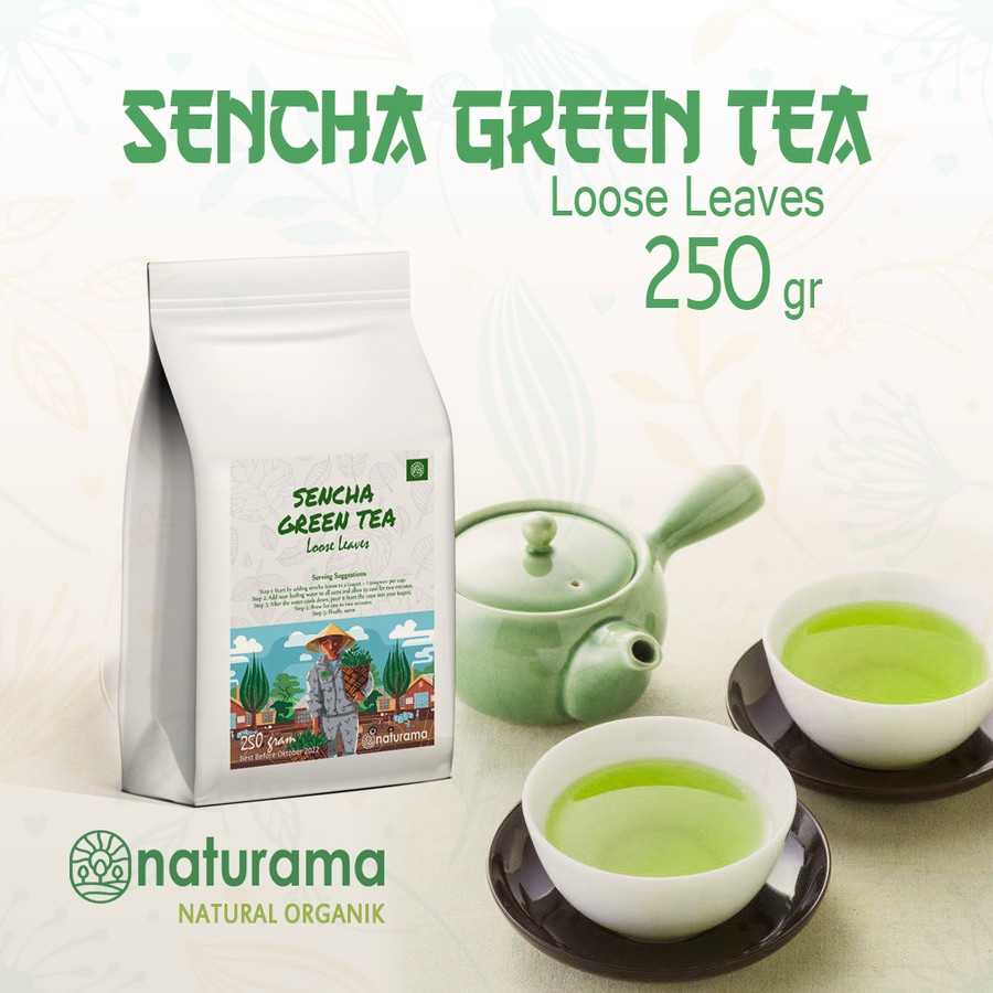 

Sencha Green Tea 250 Gram Teh Hijau Jepang Naturama