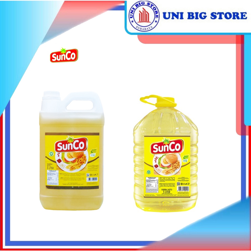 

SUNCO Minyak Goreng Botol Jerigen Galon 5 Liter Fried Oil