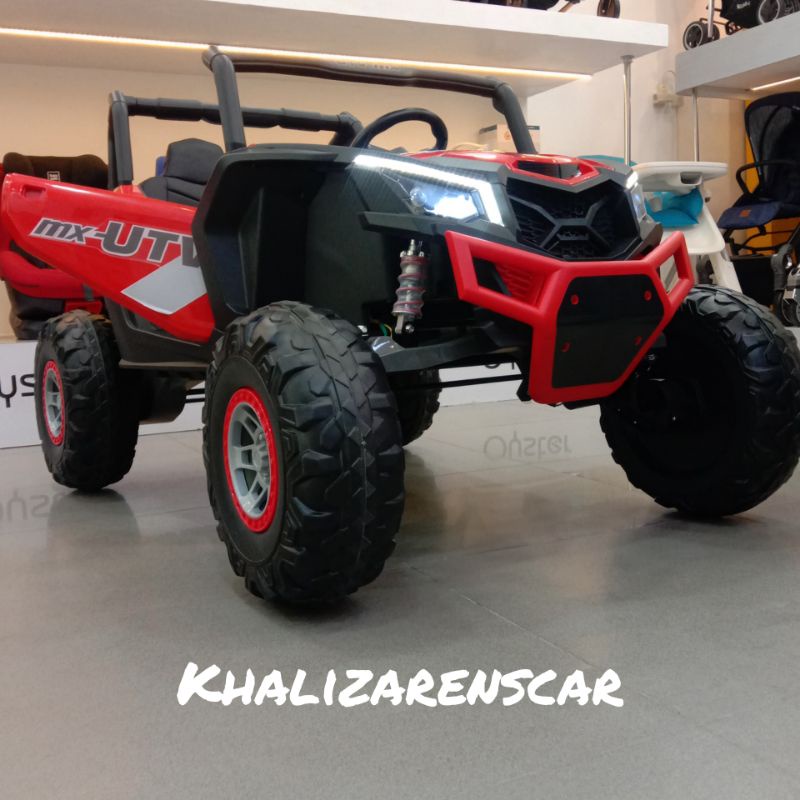 Mainan Mobil Aki Utv 24V 4x4 Yukita 613 Ban Karet.