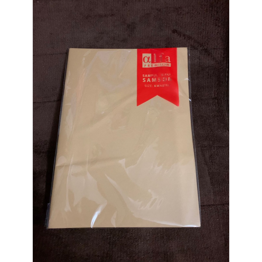 

Sampul Buku Coklat Polos Kwarto Nama Alfa Samson