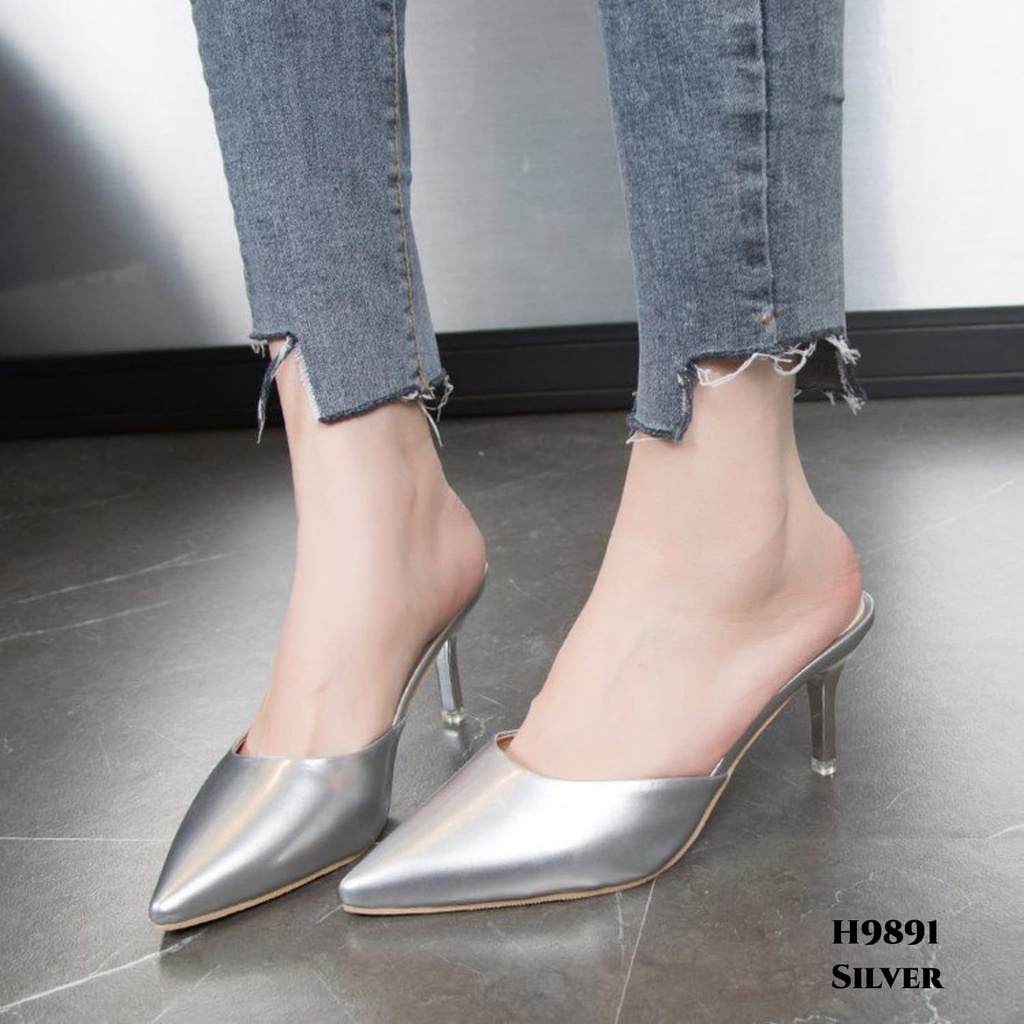 PRF High Heels Slop Fashion Wanita Ala Korea H9891