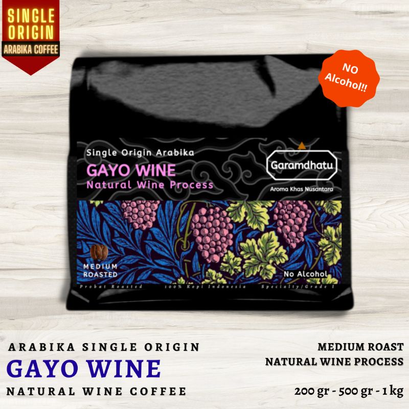 

Kopi Arabika Gayo Wine - Garamdhatu Biji Bubuk