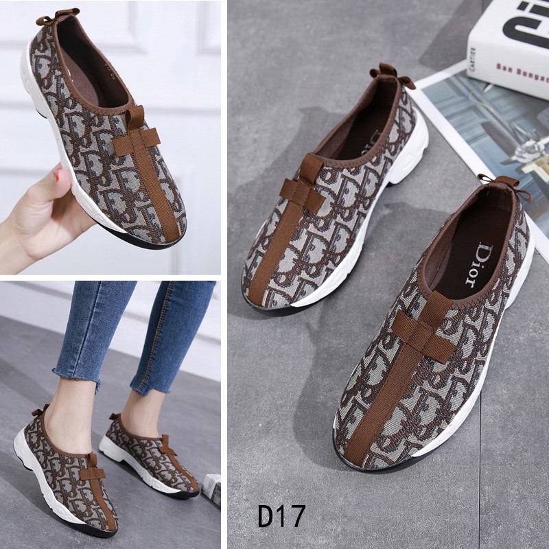 SEPATU WANITA-SEAPTU IMPORT- Christian Dior Oblique Fusion Sneaker #D17