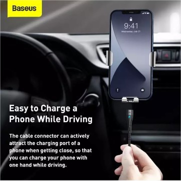 Baseus Zinc Magnetic Kabel iPhone Fast Charging 12 Pro Max 20W C to Lightning Cable