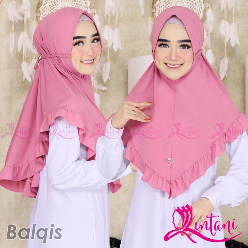 SALE CUCI GUDANG QINTANI | HIJAB INSTAN BALQIS TALI JERSEY