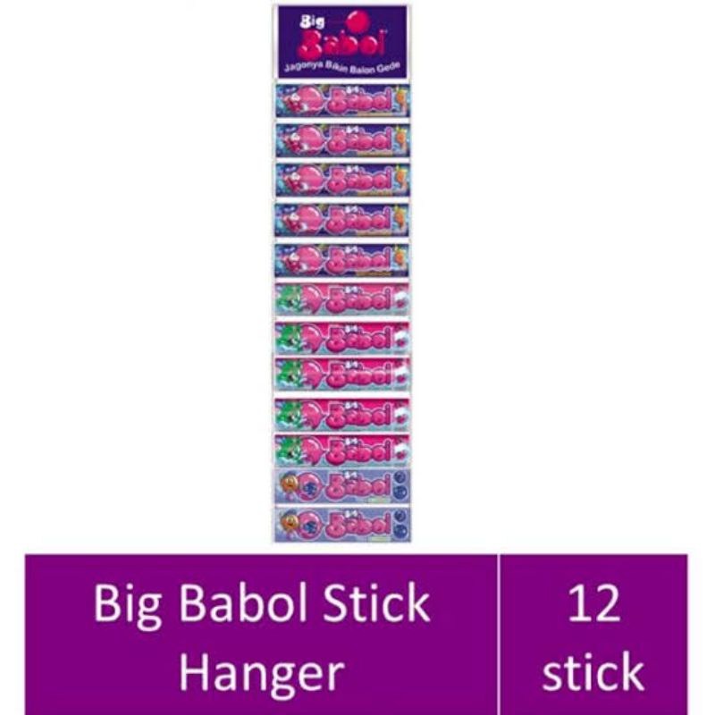 

Big Babol STICK BATANG Permen Karet Stik 1 pack isi 12