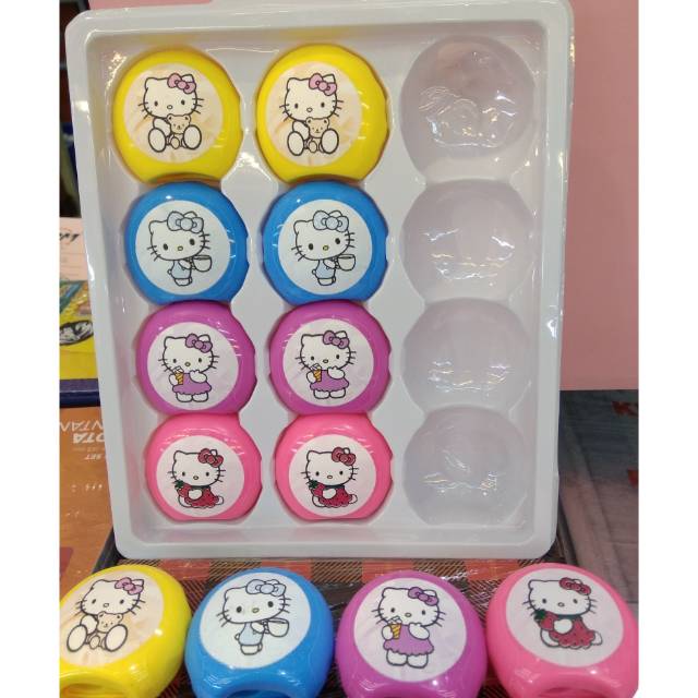

Rautan atau serutan karakter hello Kitty lucu isi 12 pcs