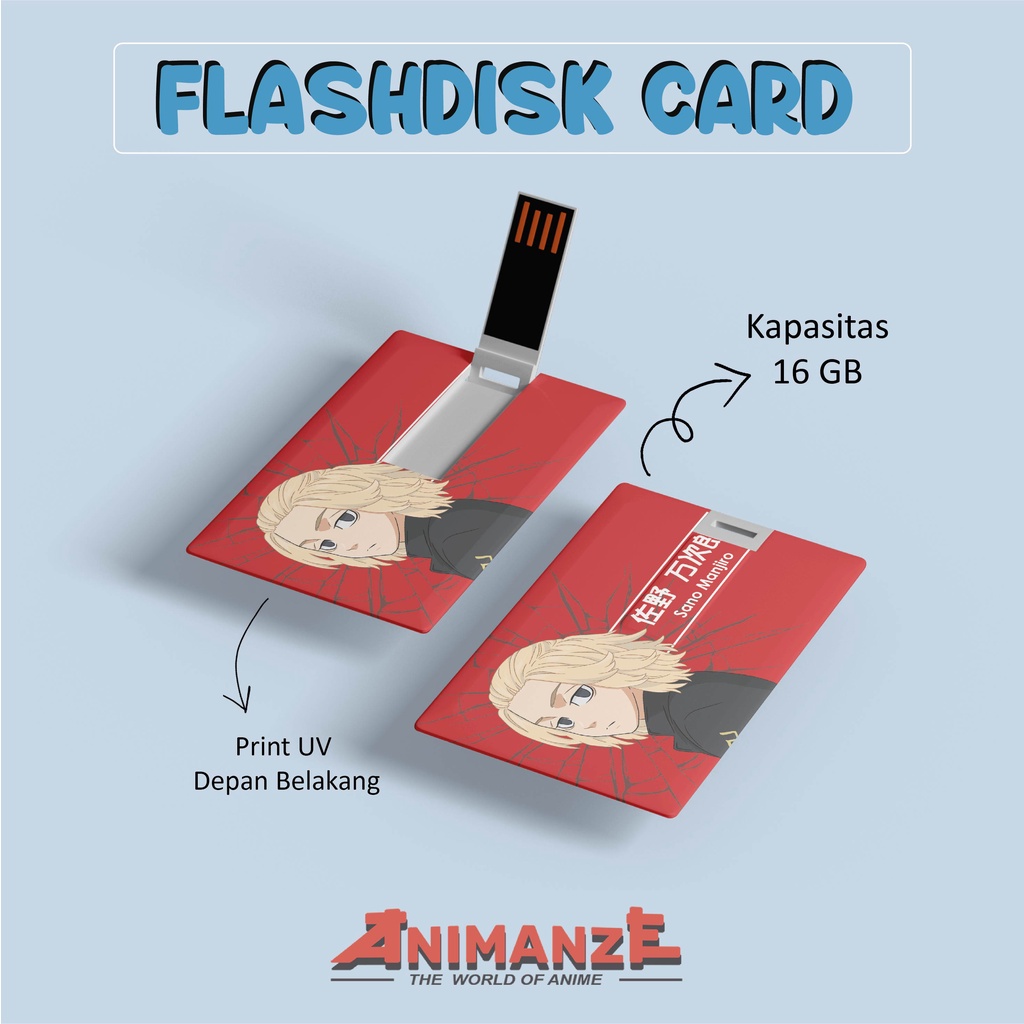 Jual USB FLASDISK ANIME TOKYO REVENGERS / USB CUSTOM 16 GB / HIGH