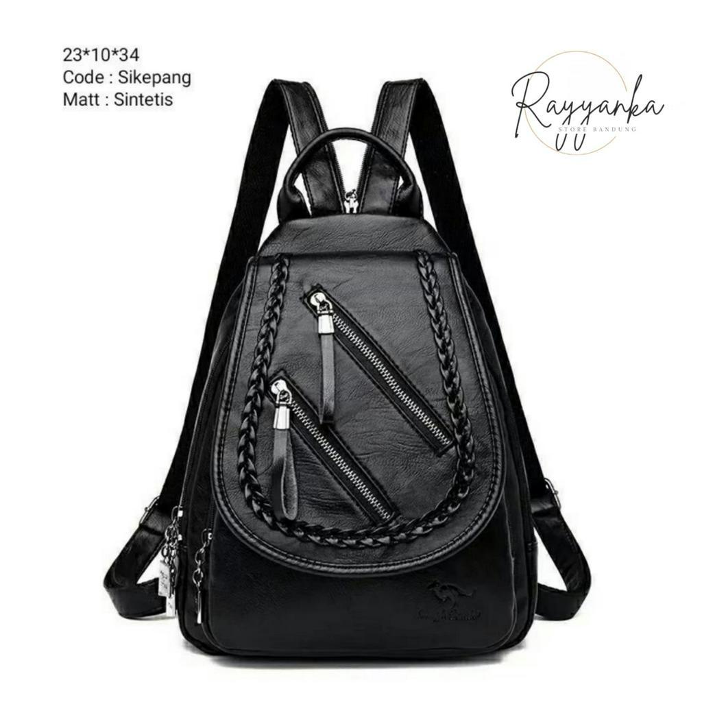 Tas Ransel Wanita Terlaris New Model Kp4ng Bahan Kulit Sintetis Premium