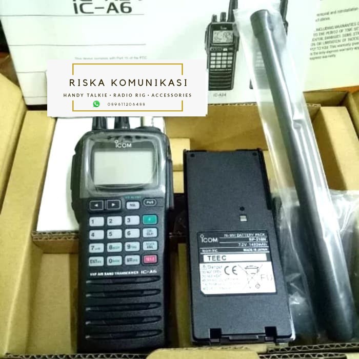 HT ICOM IC A6 ORIGINAL - HT AIRBAND ICOM A6 MURAH