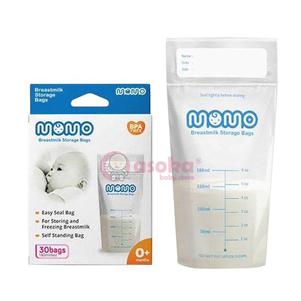 Kantong ASI Momo / Breastmilk Storage Bags isi 30 ASOKA