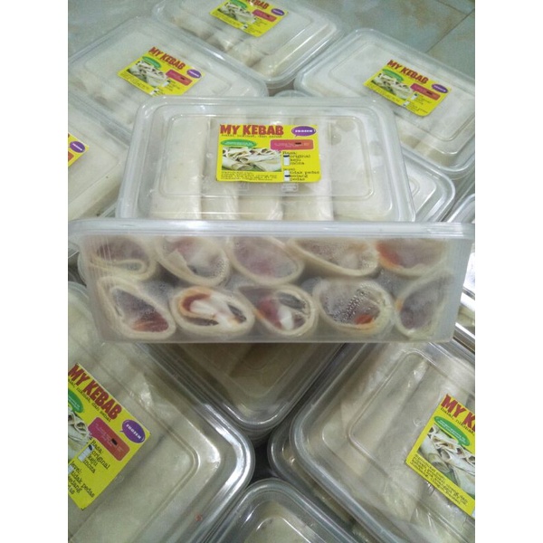 

kebab mini frozen isi 10 pcs enak nikmat halal