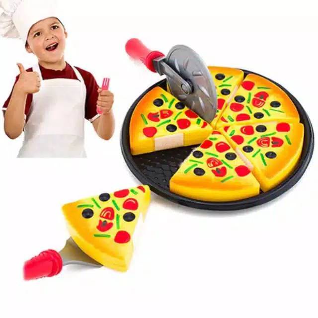 Mainan Anak Pizza Potong Set Hot Pizza OCT-2500