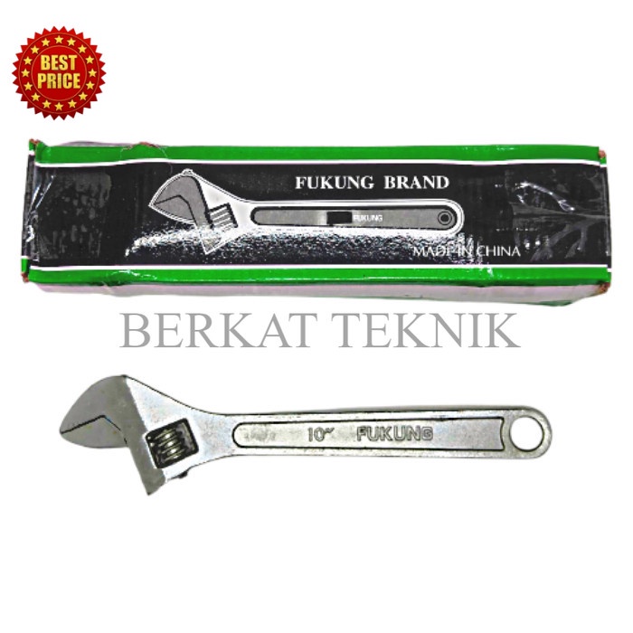 kunci inggris fukung 10"/kunci inggis 10 inch