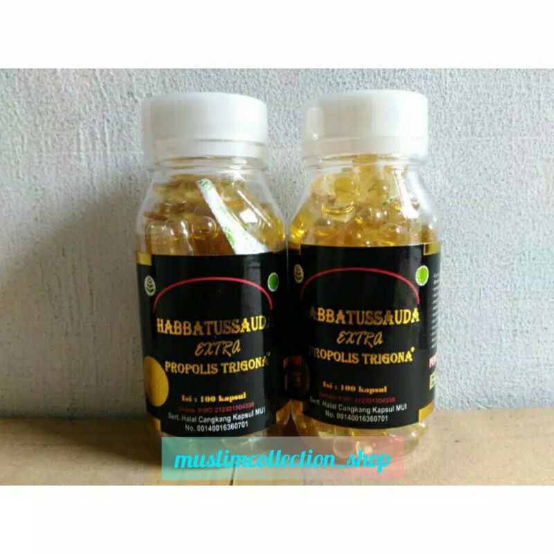 Jual Habbatussauda Extra Propolis Trigona Ums Kapsul Original Shopee Indonesia