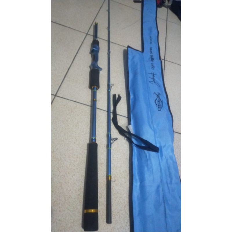 joran relix jabrik OH pe 2 dan reel abu garcia oceanfield 7
