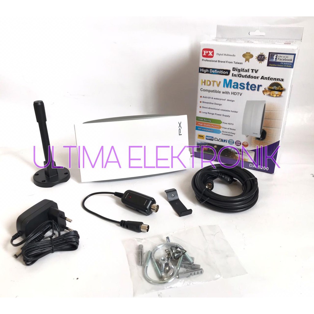 Antena PX Digital Indoor dan Outdoor DA 5200