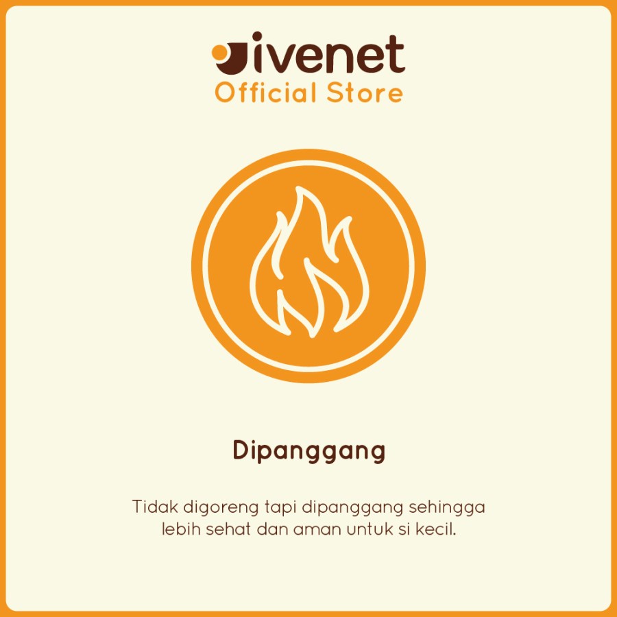 Ivenet Grain Friend - Snack Jajanan Cemilan Biskuit Bayi dan Anak